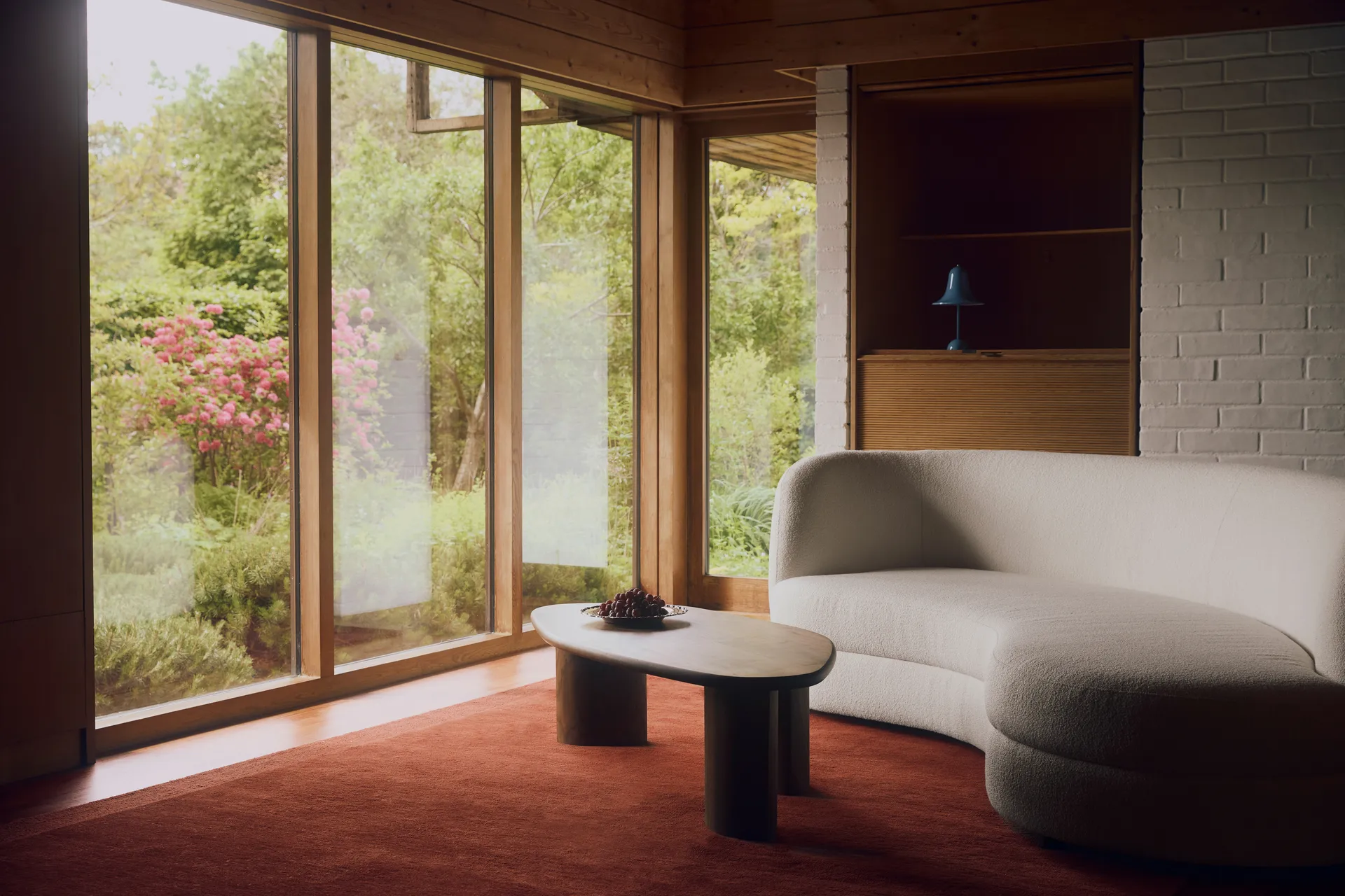 Canapé Delon, Bouclé off-white Tinted