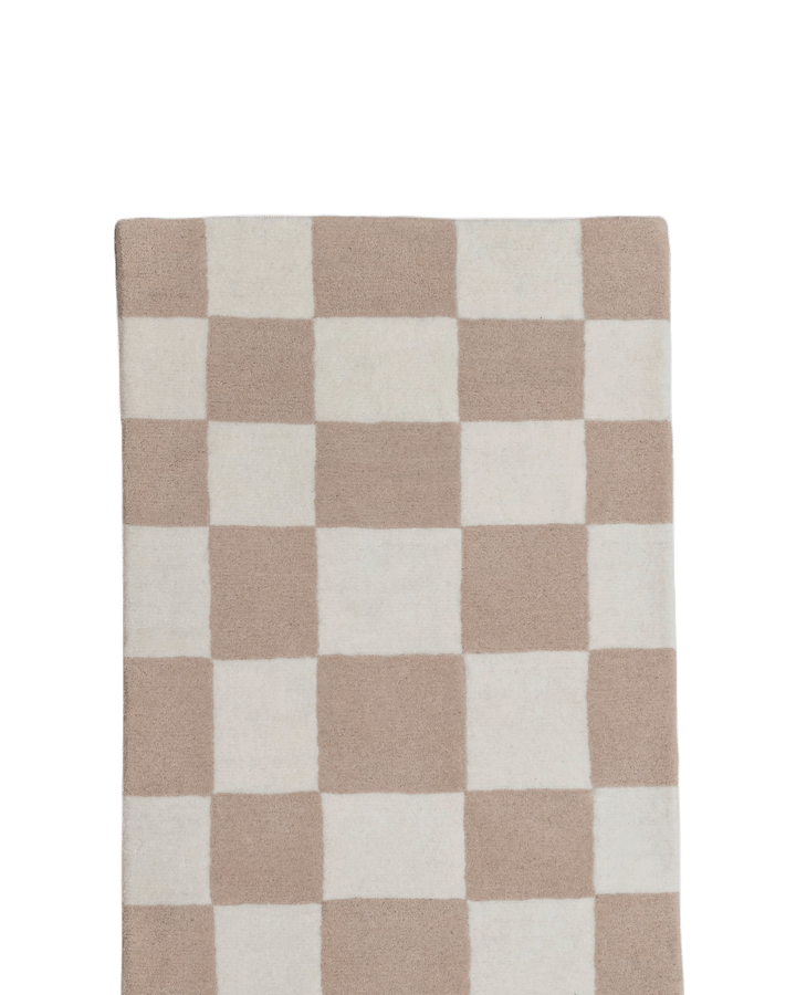 Chemin de couloir en laine Hafstrom 80x250 cm, Beige-white Tinted