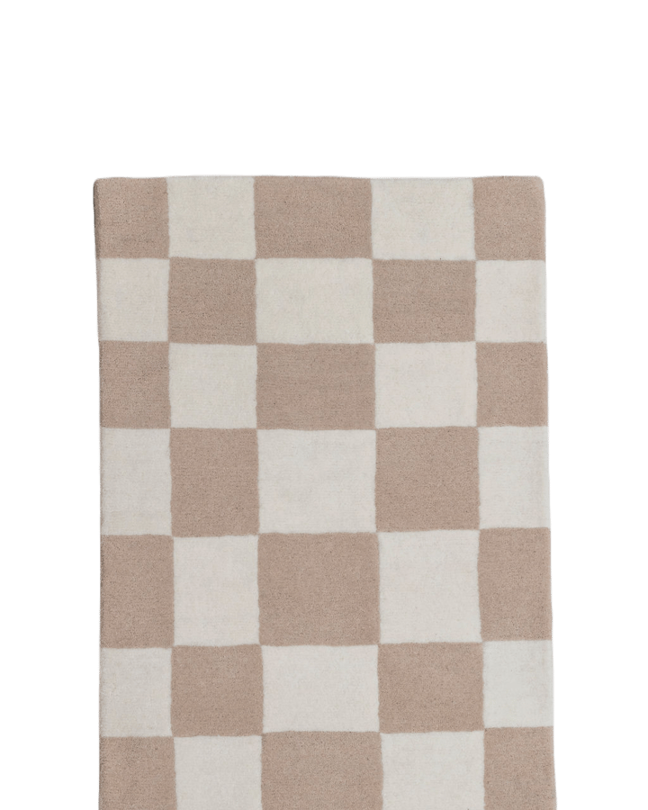 Chemin de couloir en laine Hafstrom 80x250 cm - Beige-white - Tinted
