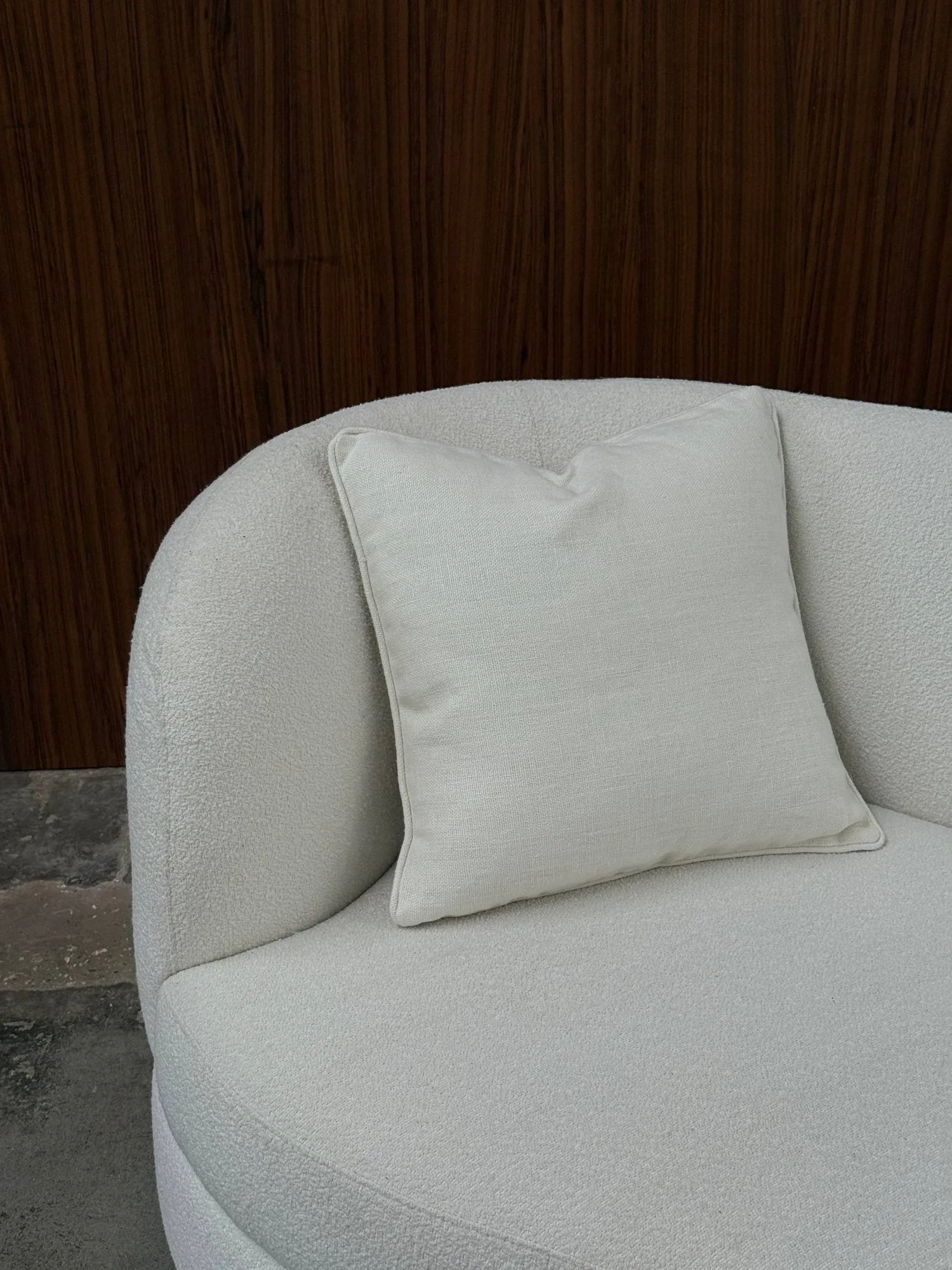 Coussin décoratif Norell, Off white, 50x50 cm Tinted