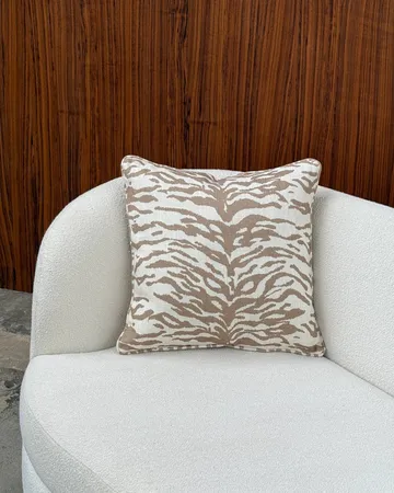 Coussin décoratif Norell - Tiger beige-off white, 50x50 cm - Tinted