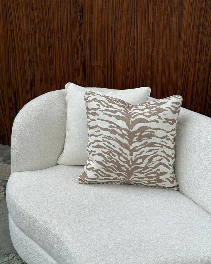Coussin décoratif Norell - Tiger beige-off white, 50x50 cm - Tinted