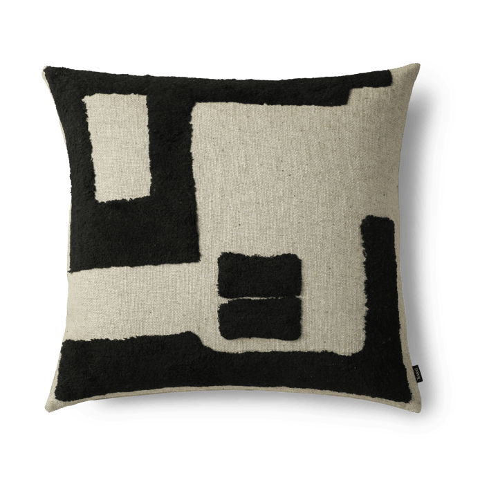 Coussin Franck 55x55 cm, Black-white Tinted
