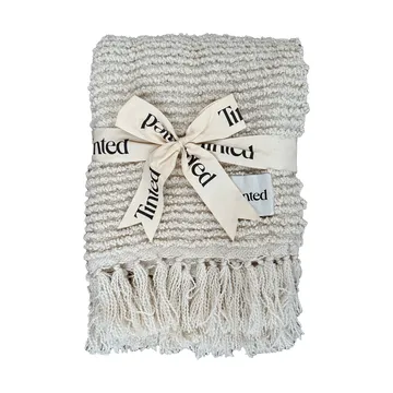 Plaid bouclé Janzen - Solid off white-natural, 130x170 cm - Tinted