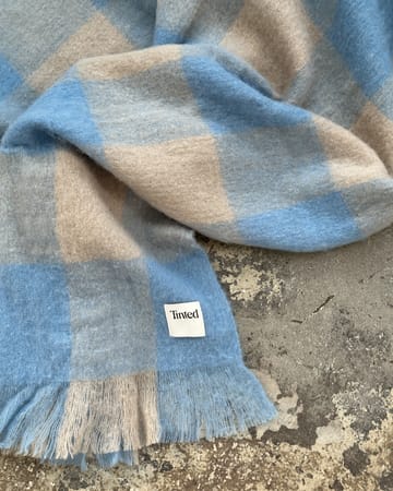 Plaid en laine Ahlblom 130x170 cm - Beige-blue - Tinted