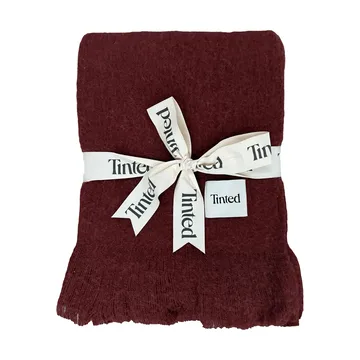 Plaid en laine Fingal - Solid wine red, 130x170 cm - Tinted