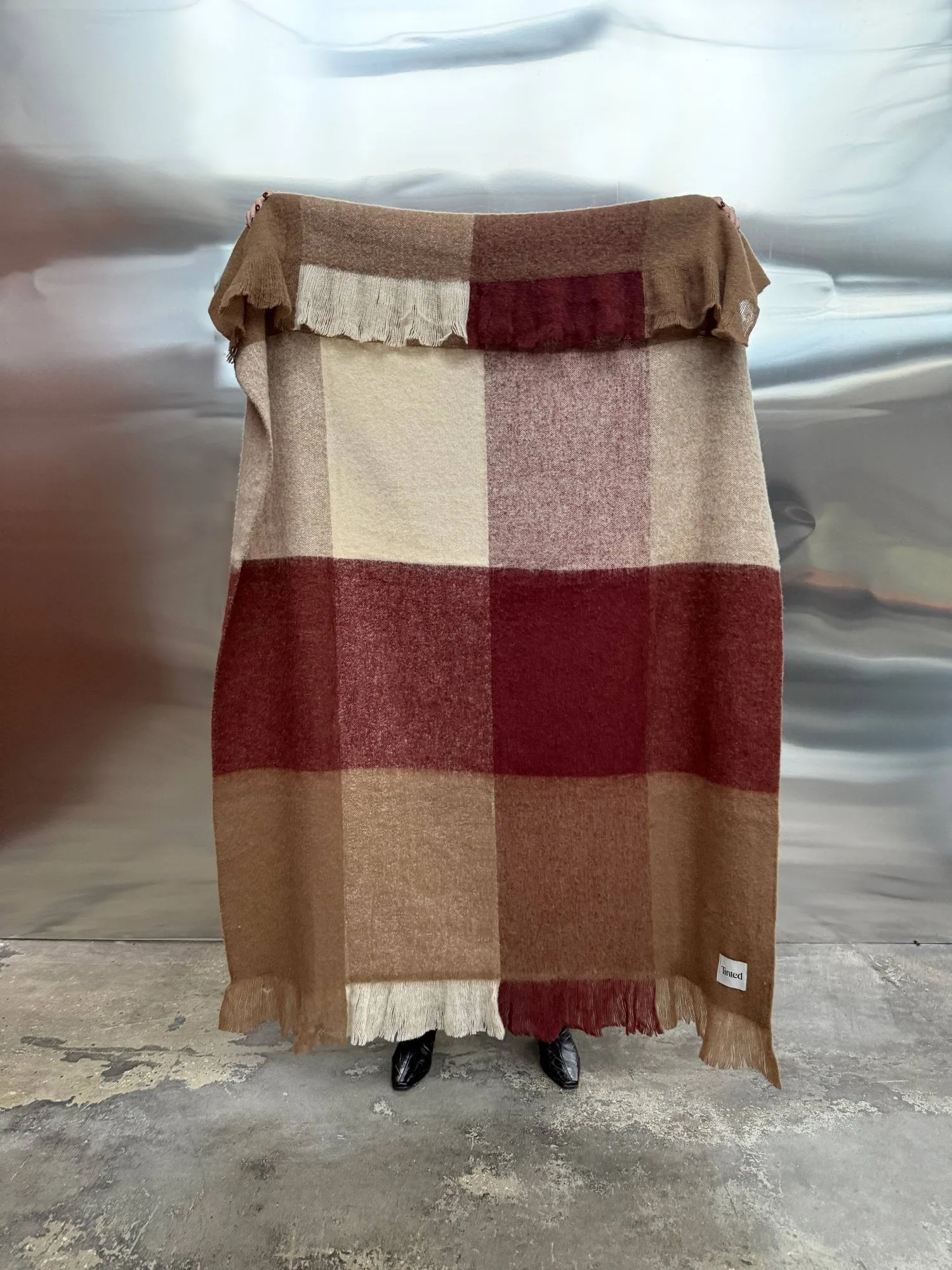 Plaid en laine Tunell, Multi, 130x170 cm Tinted