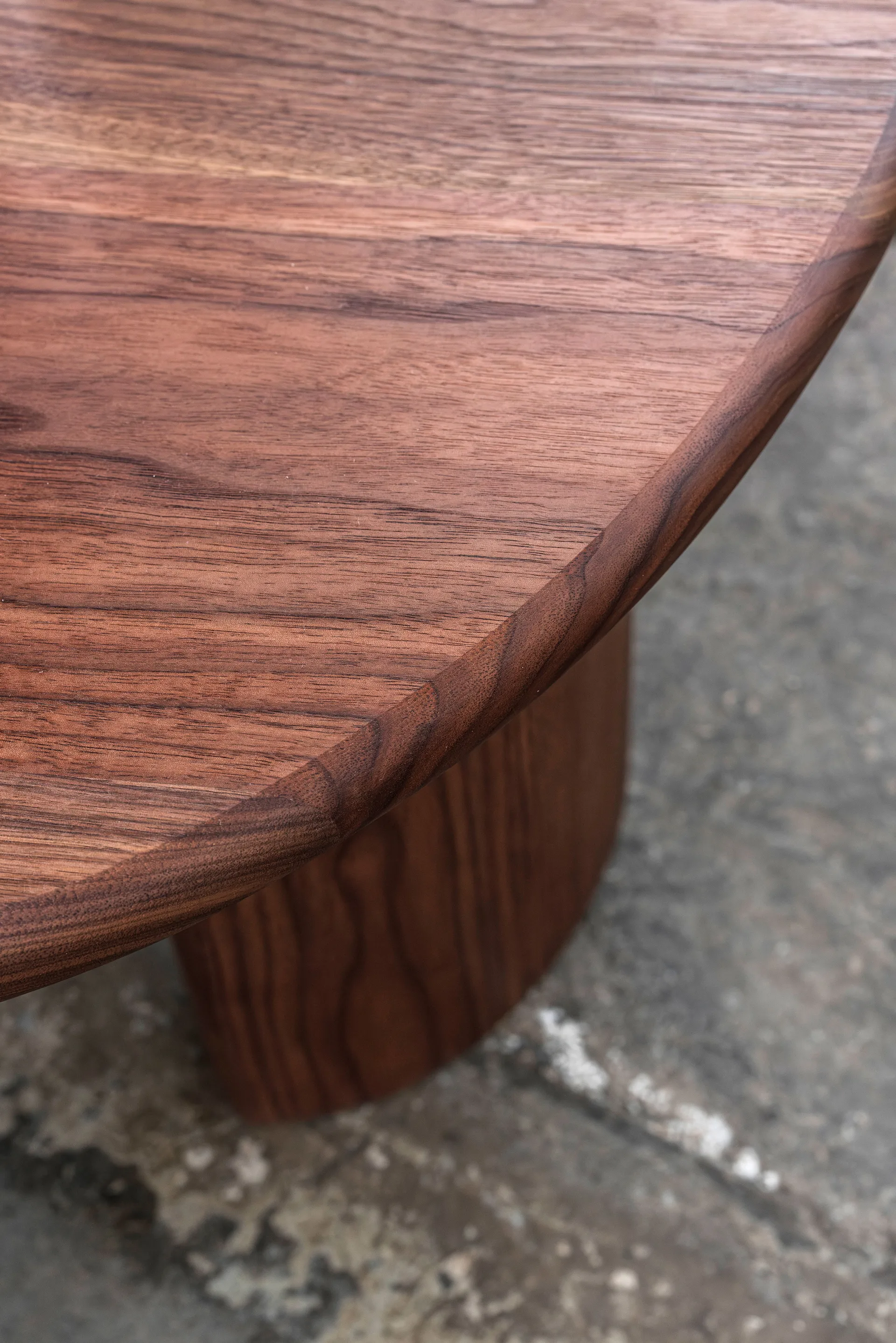 Table basse Lowe, Noyer dark brown Tinted