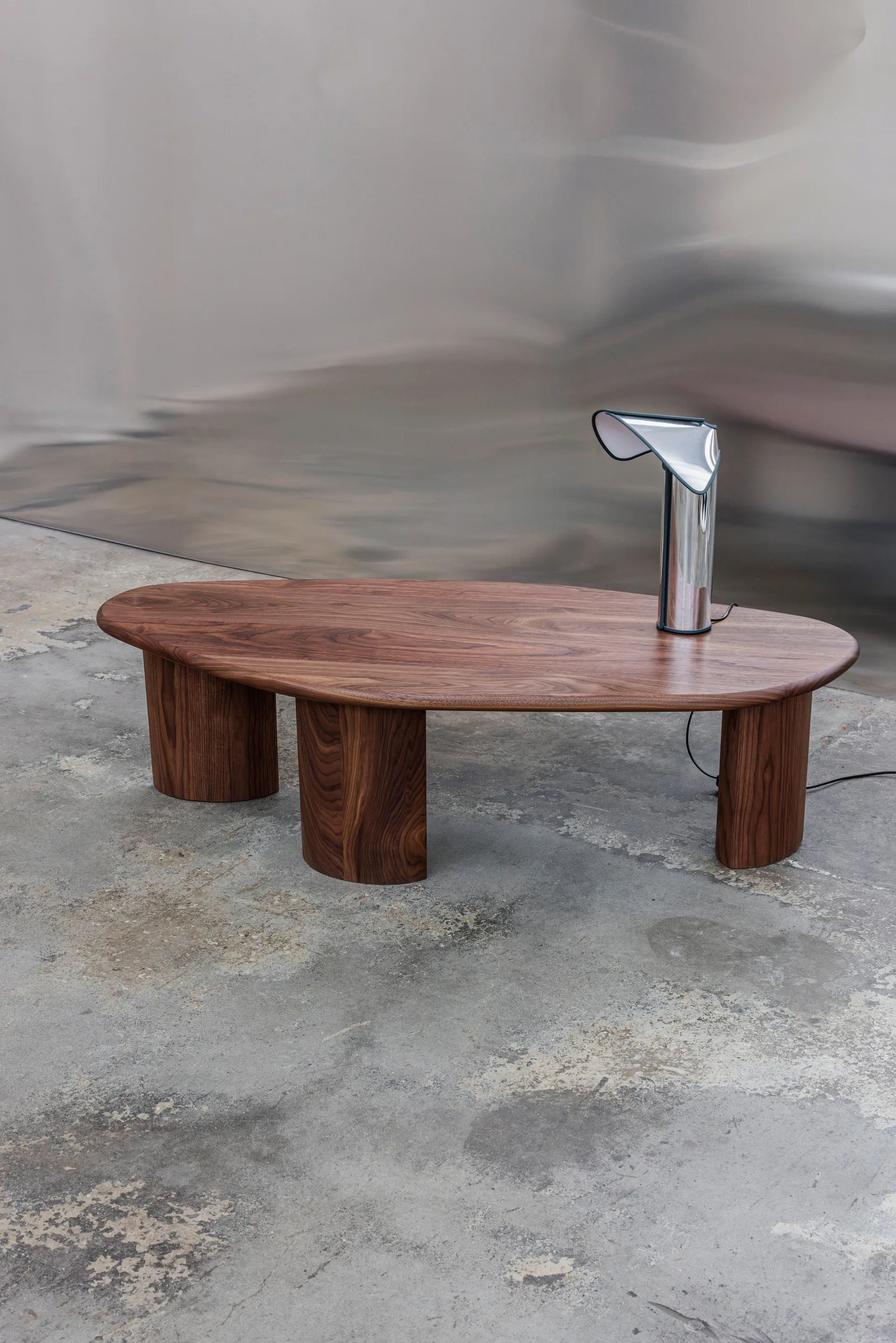 Table basse Lowe, Noyer dark brown Tinted