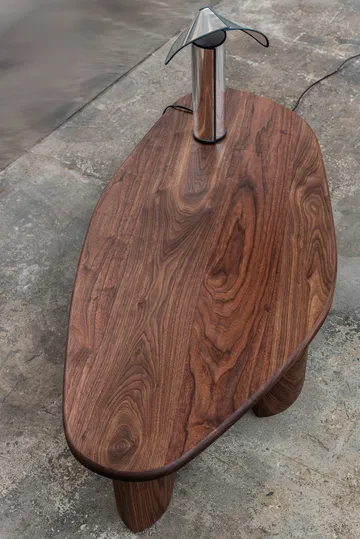 Table basse Lowe - Noyer dark brown - Tinted