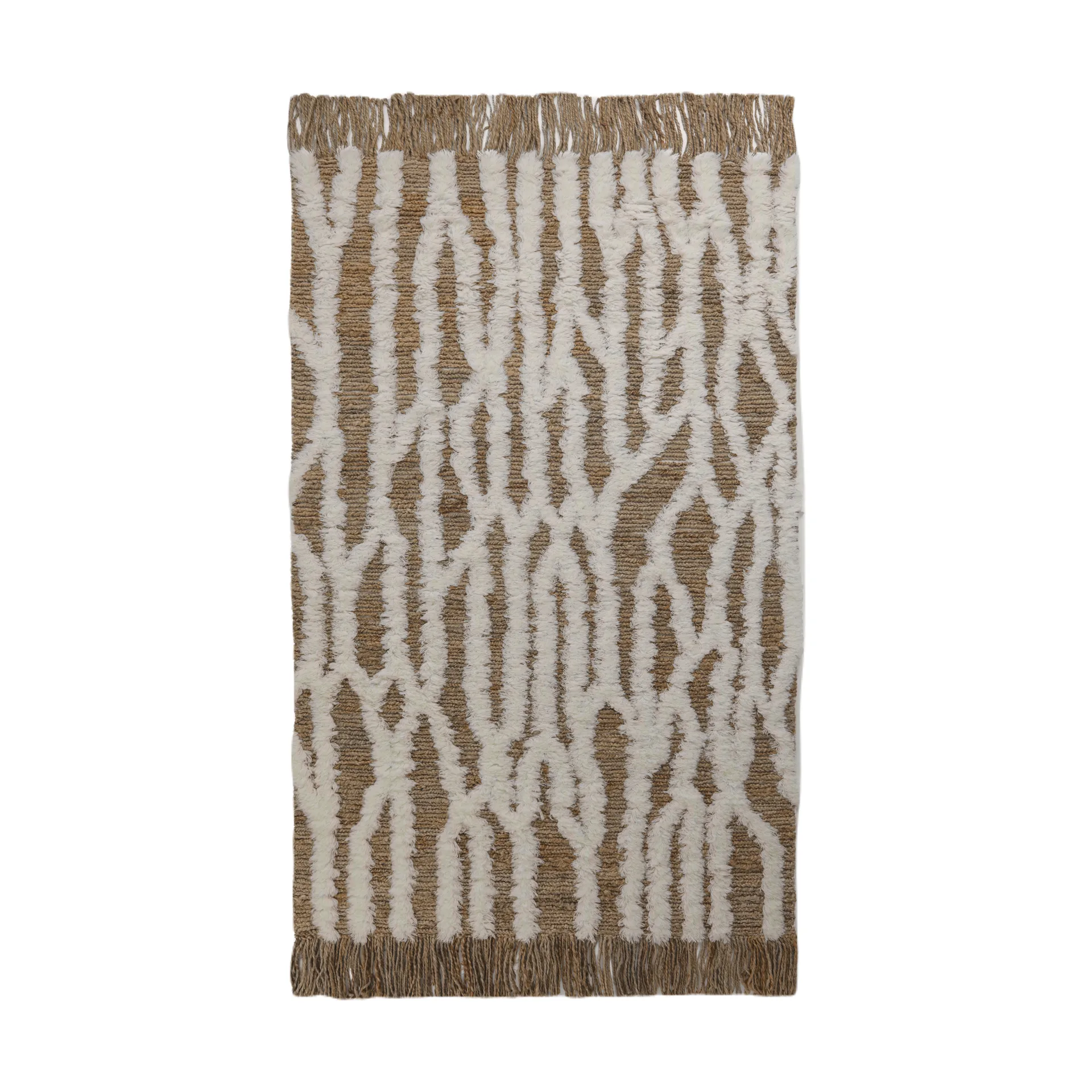 Tapis en jute Wahl 200x300 cm, Brown-offwhite Tinted