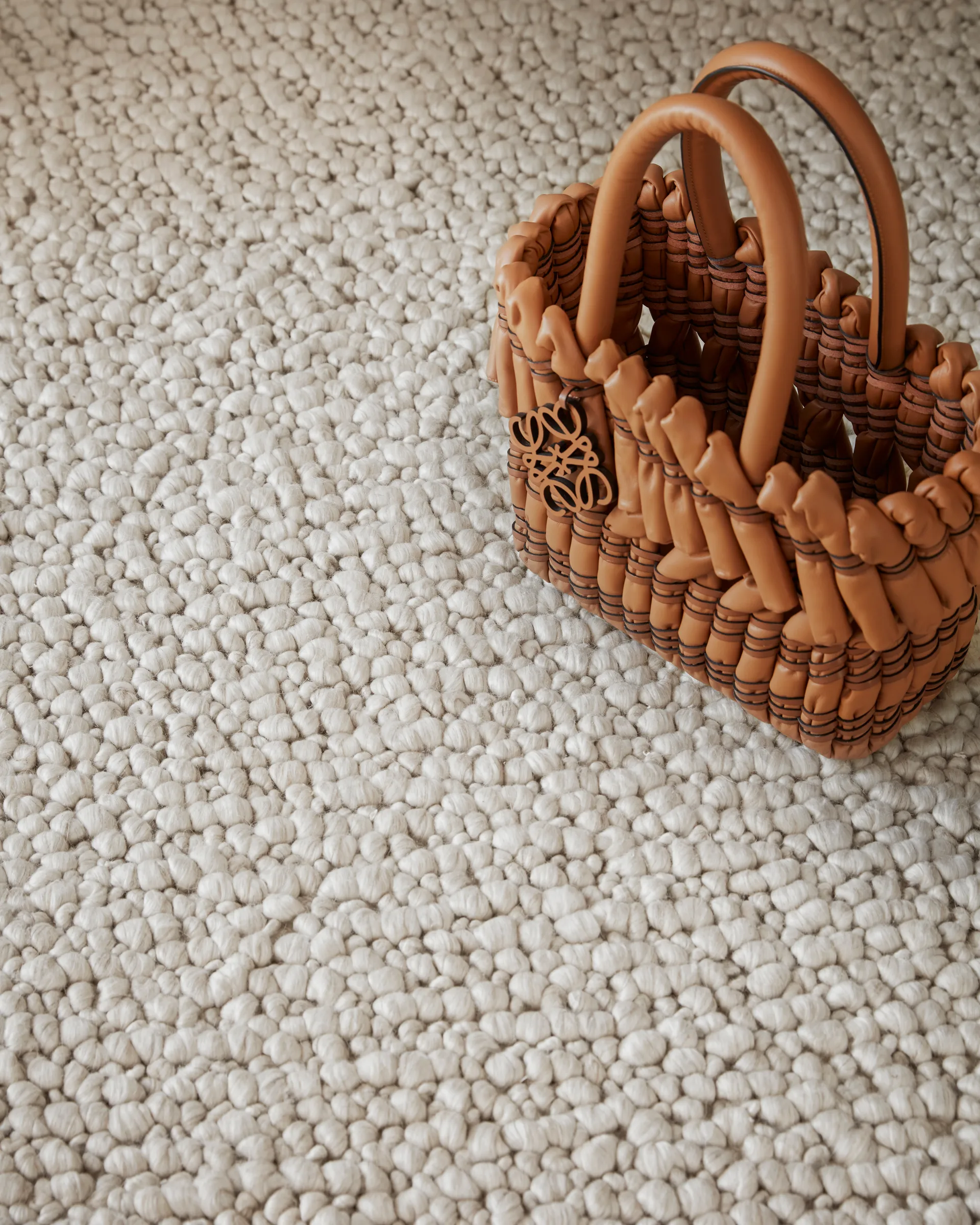 Tapis en laine Andersdotter 170x240 cm, Beige-offwhite Tinted