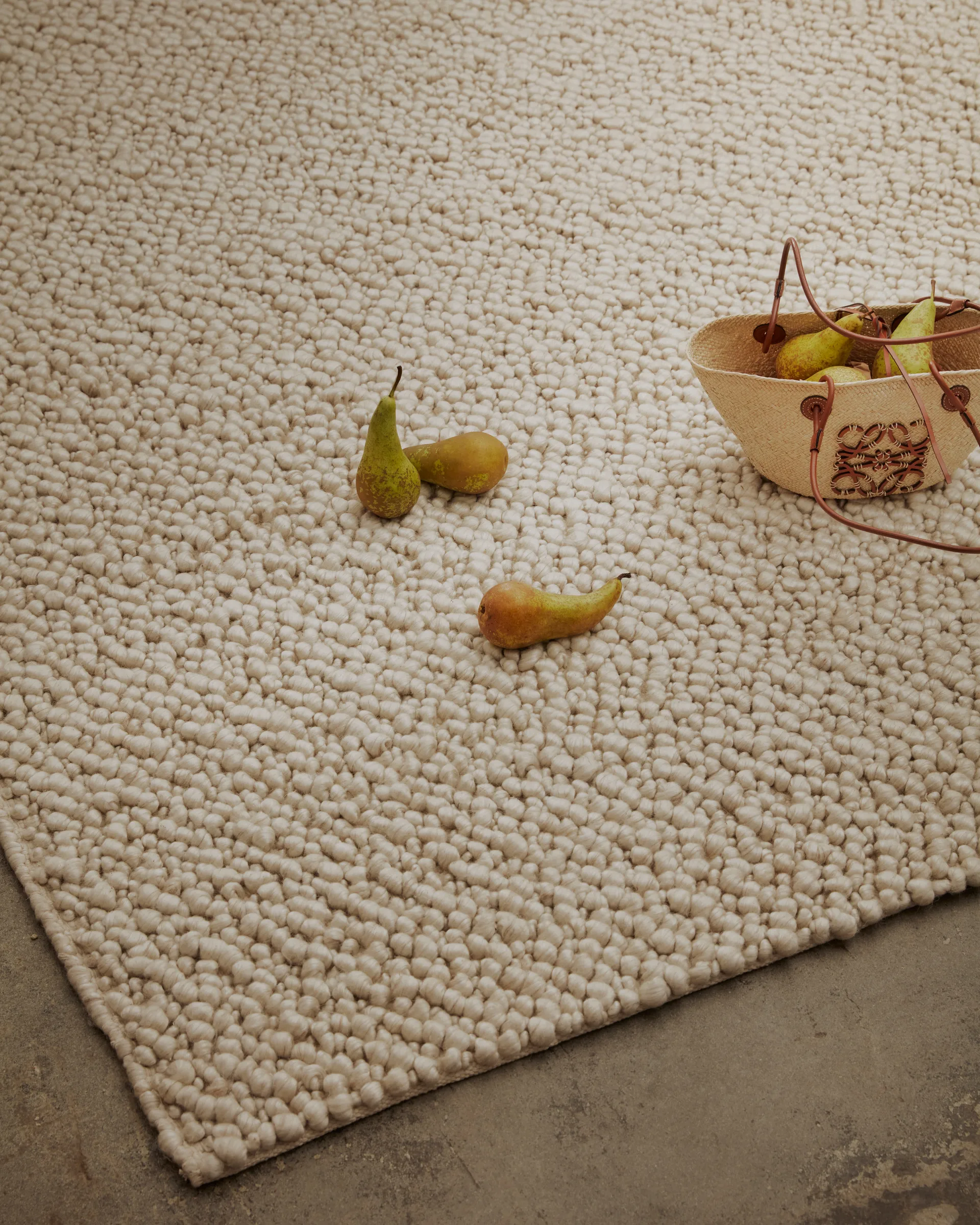 Tapis en laine Andersdotter 170x240 cm, Beige-offwhite Tinted