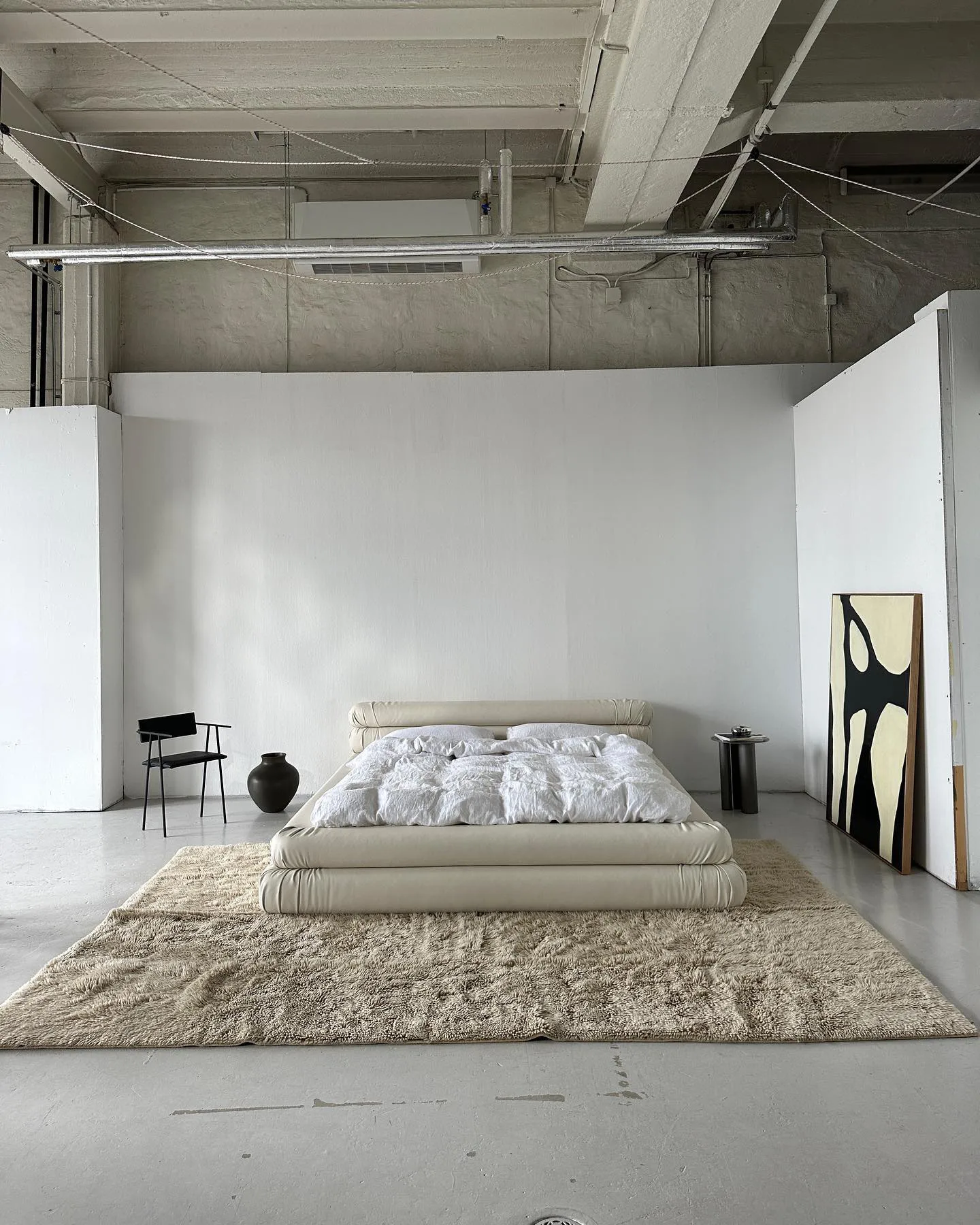 Tapis en laine Bergius 200x300 cm, Beige Tinted