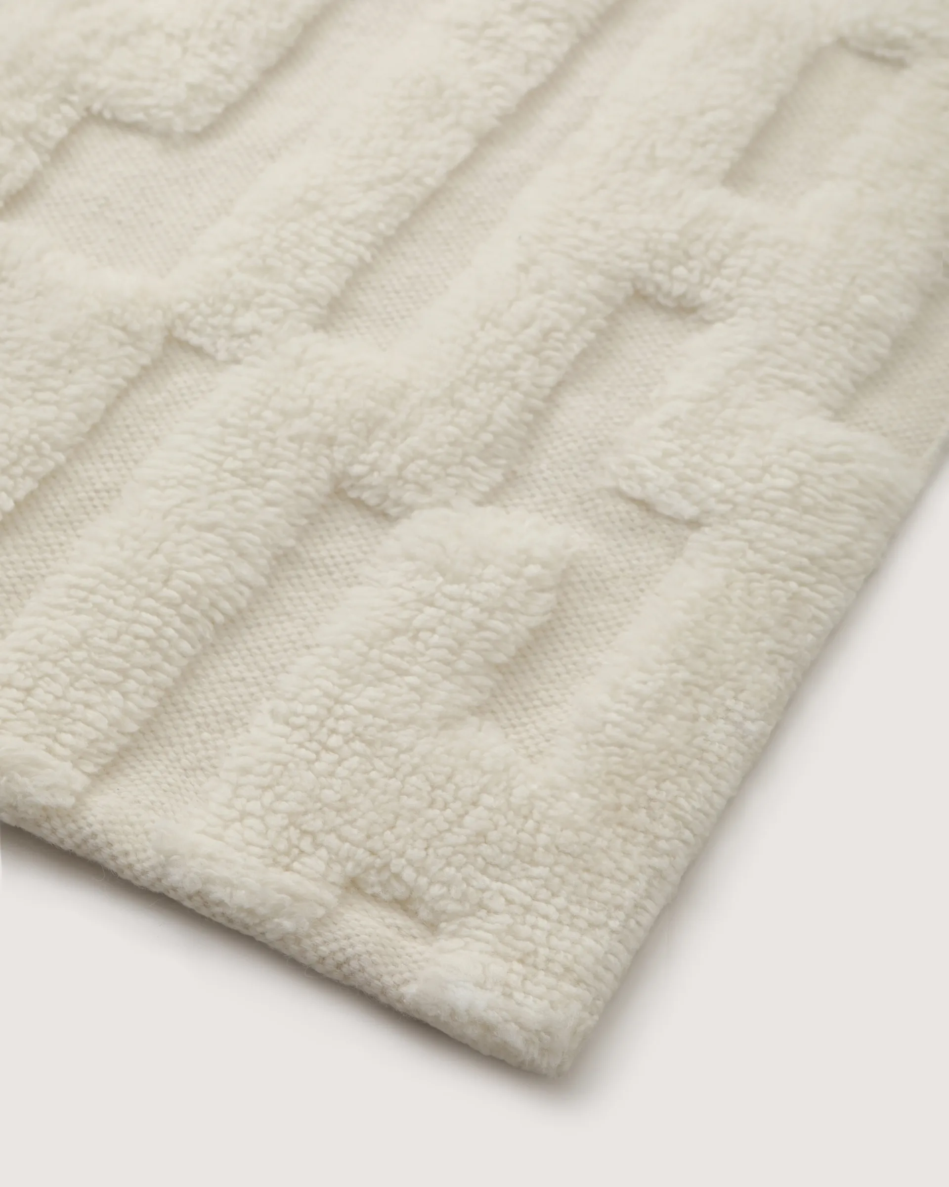 Tapis en laine Bielke 160x230 cm, Offwhite Tinted