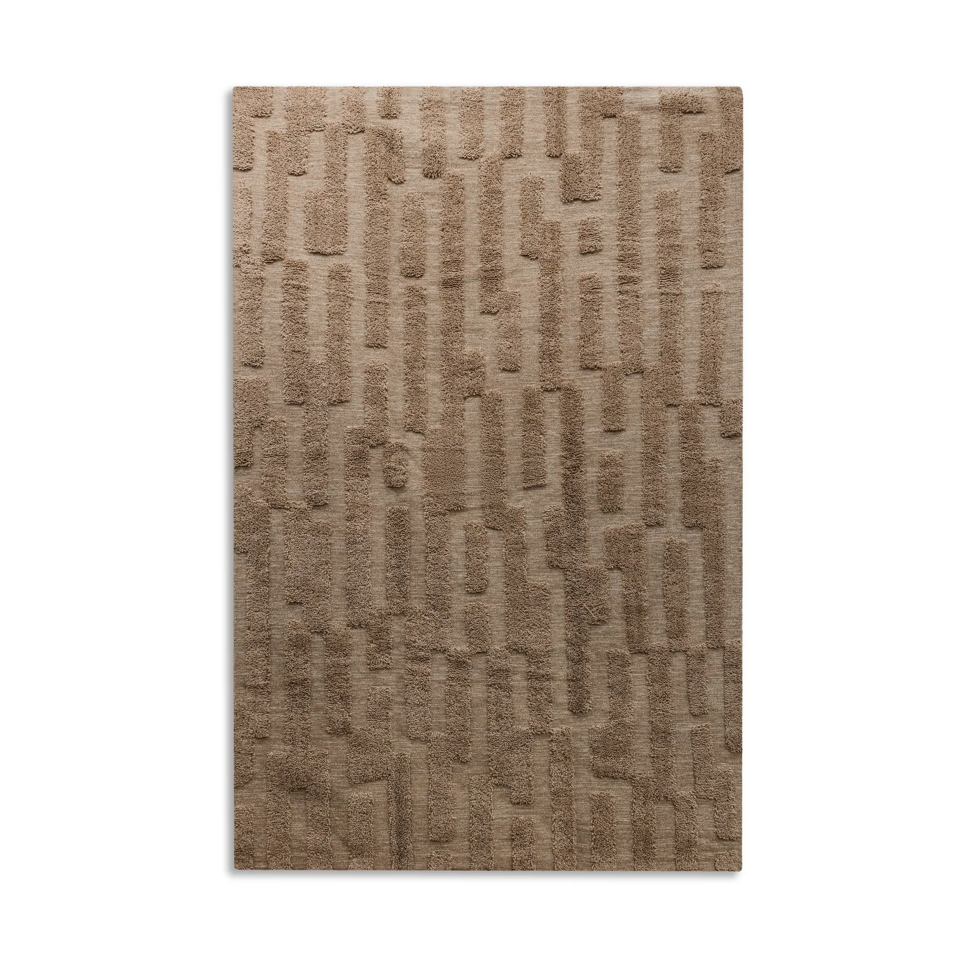 Tapis en laine Bielke 300x400 cm, Dark beige Tinted