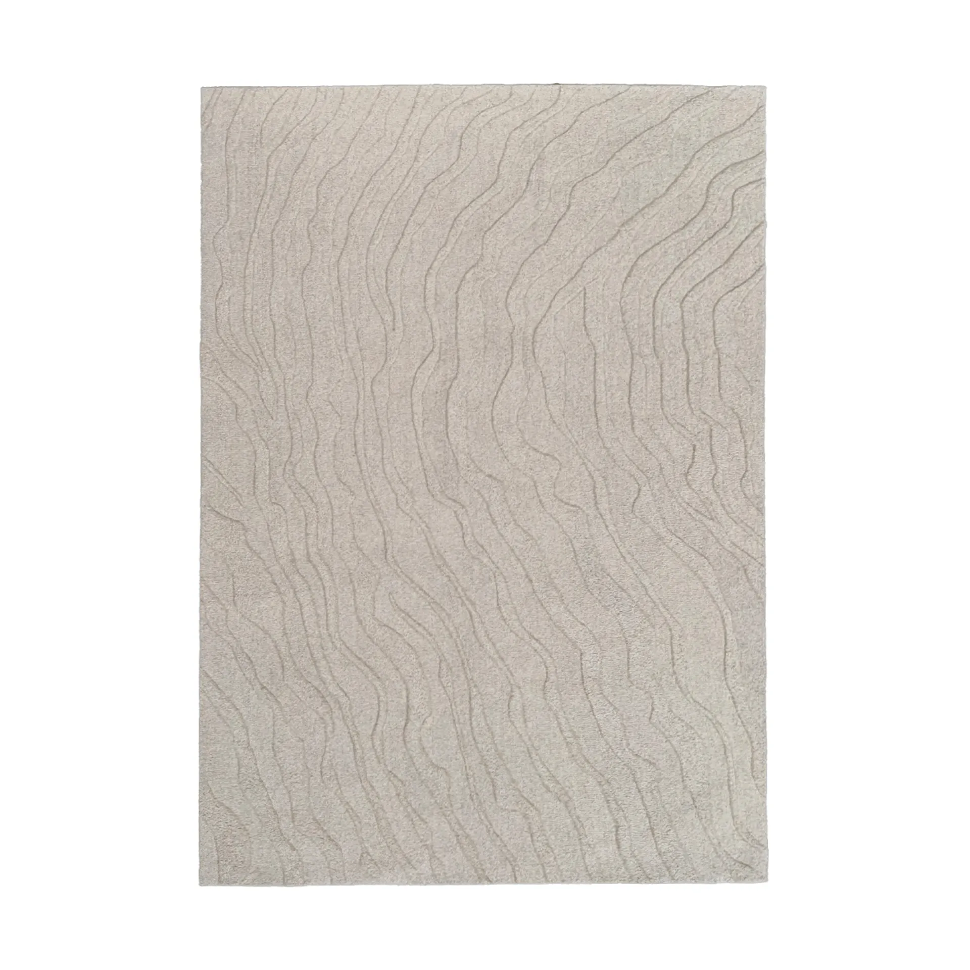 Tapis en laine Duvell, Beige, 250x350 cm Tinted