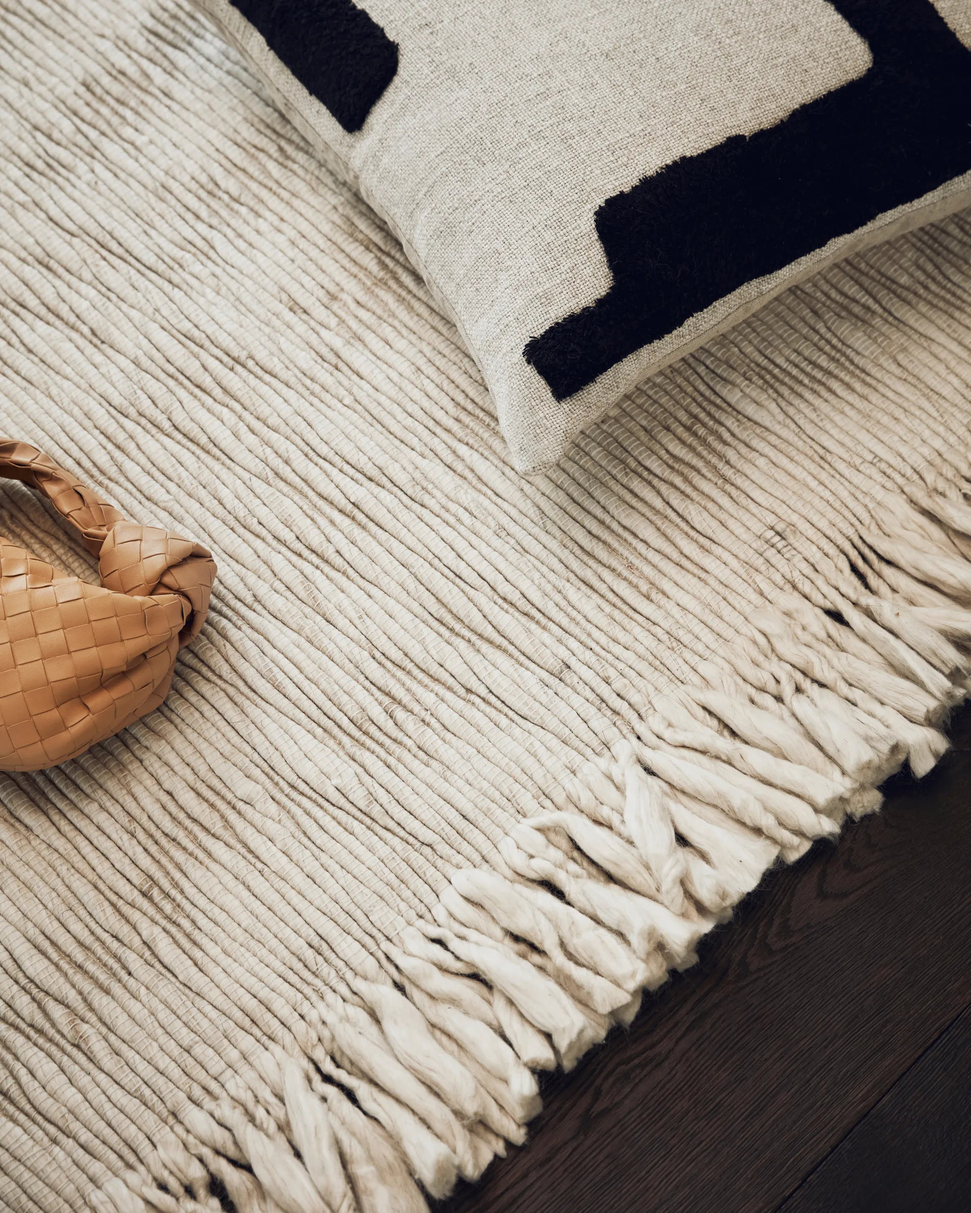 Tapis en laine Fagerlund 200x300 cm, Beige-offwhite Tinted