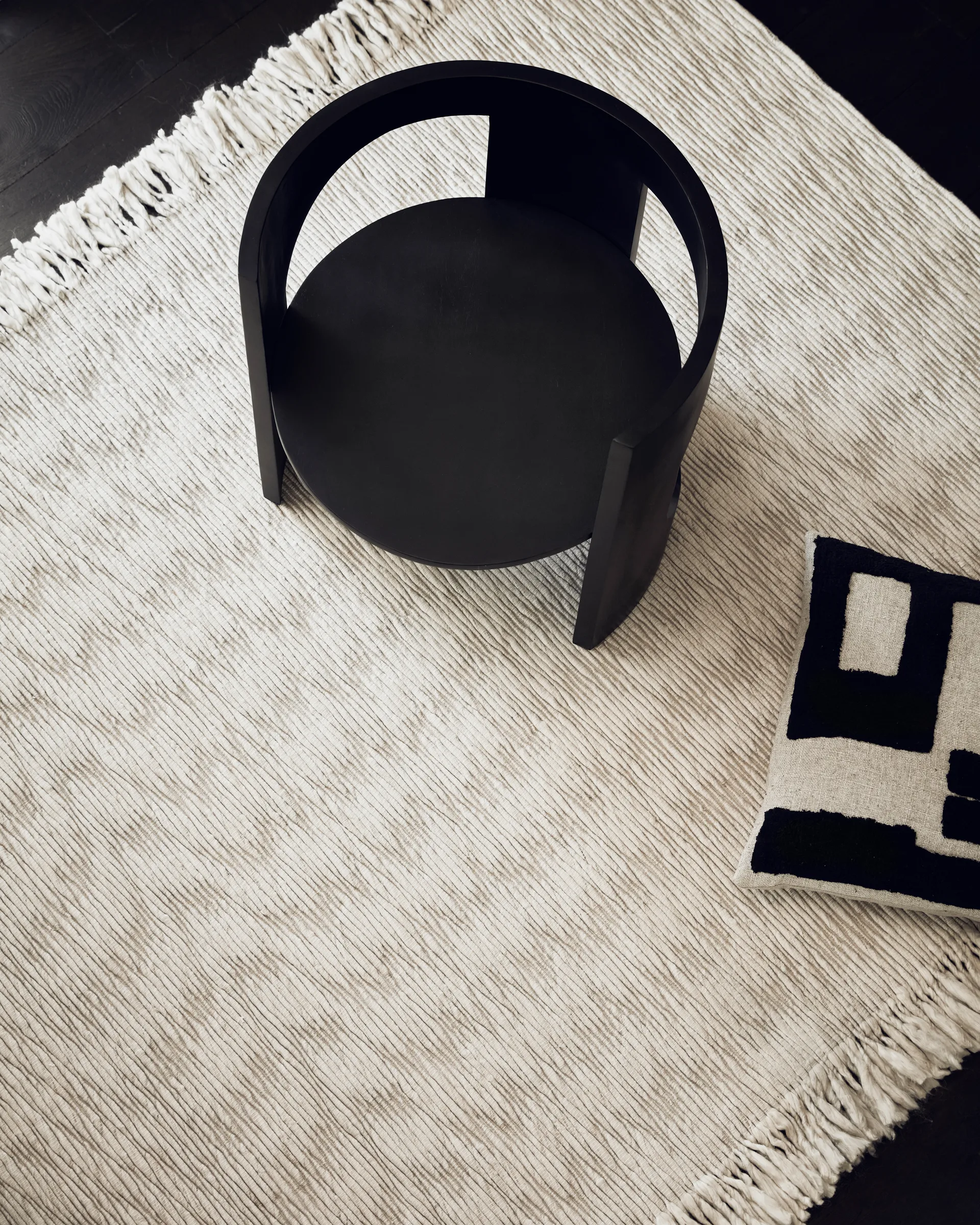 Tapis en laine Fagerlund 200x300 cm, Beige-offwhite Tinted