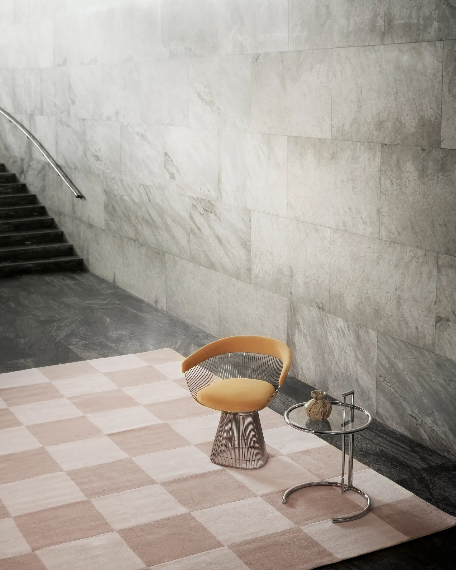 Tapis en laine Hafstrom 250x350 cm, Beige-white Tinted