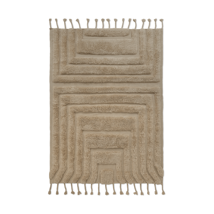 Tapis en laine Kask 170x240 cm - Beige - Tinted