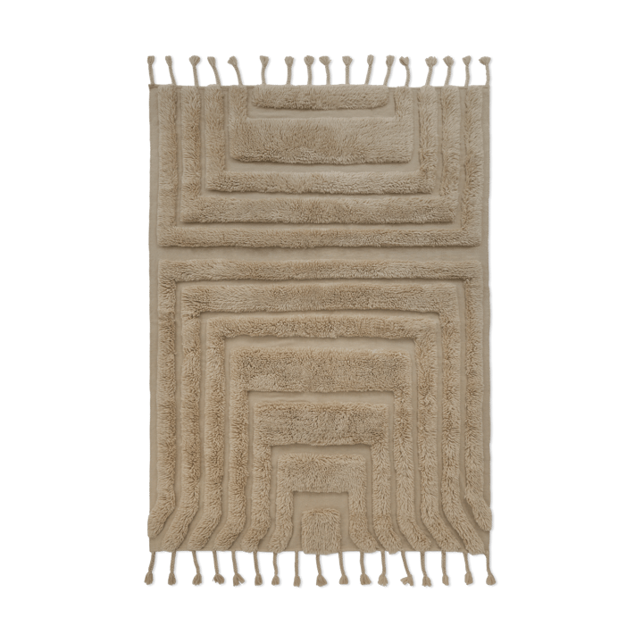 Tapis en laine Kask 170x240 cm - Beige - Tinted
