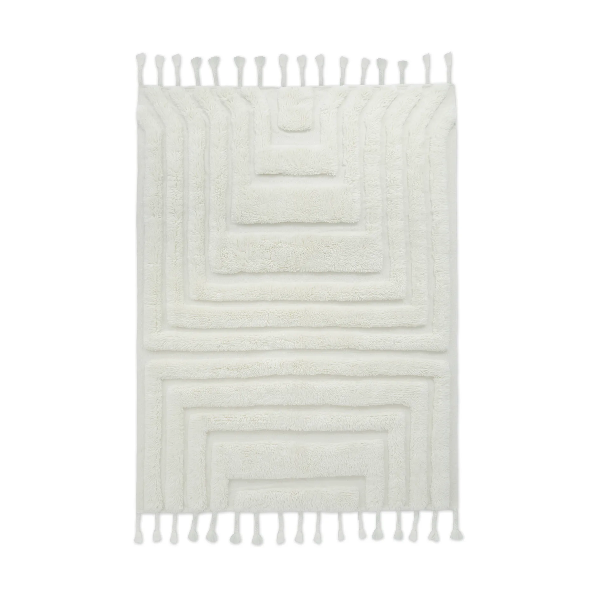 Tapis en laine Kask 200x300 cm, Offwhite Tinted