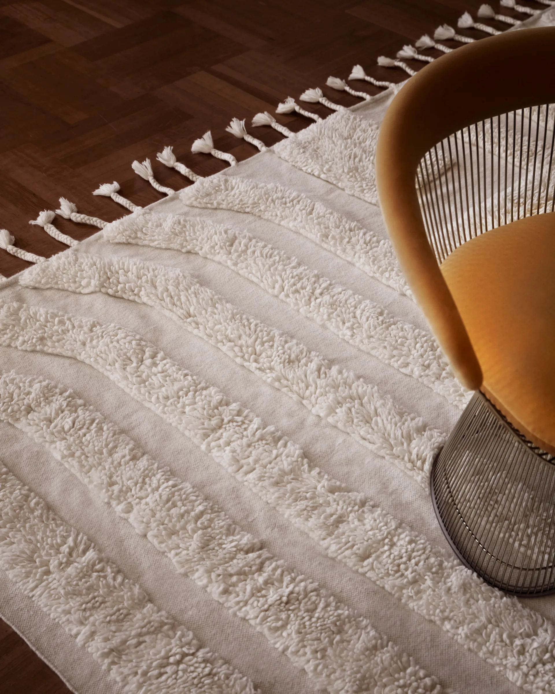 Tapis en laine Kask 200x300 cm, Offwhite Tinted