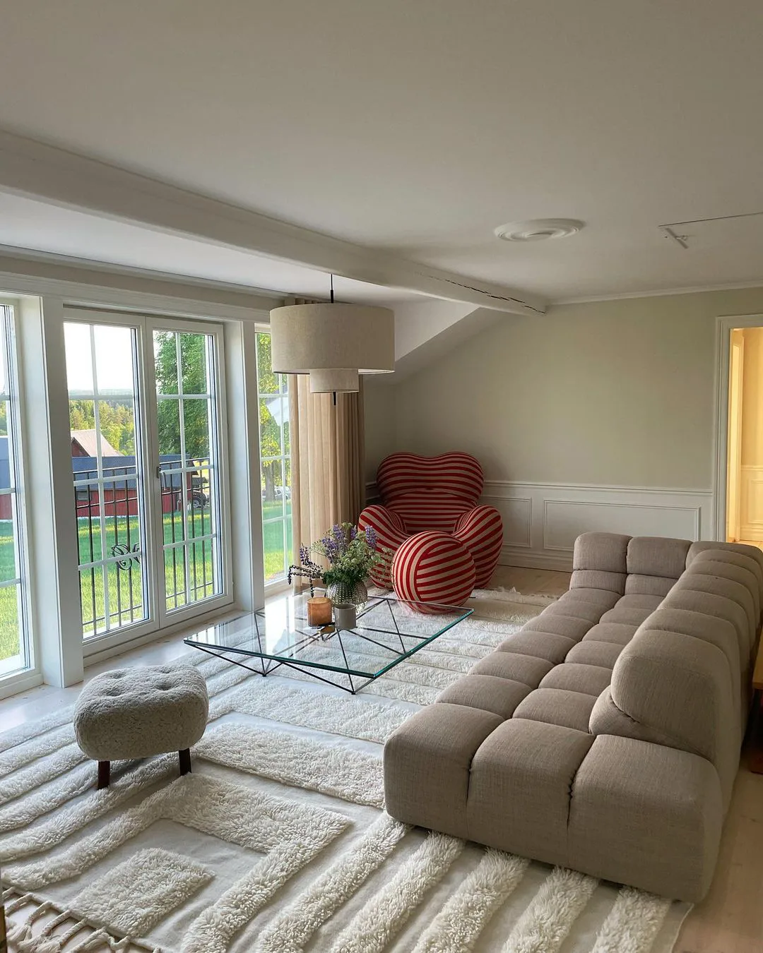 Tapis en laine Kask 300x400 cm, Offwhite Tinted