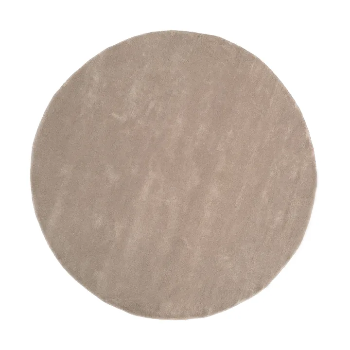Tapis en laine Liljehok - Beige, Ø200 cm - Tinted
