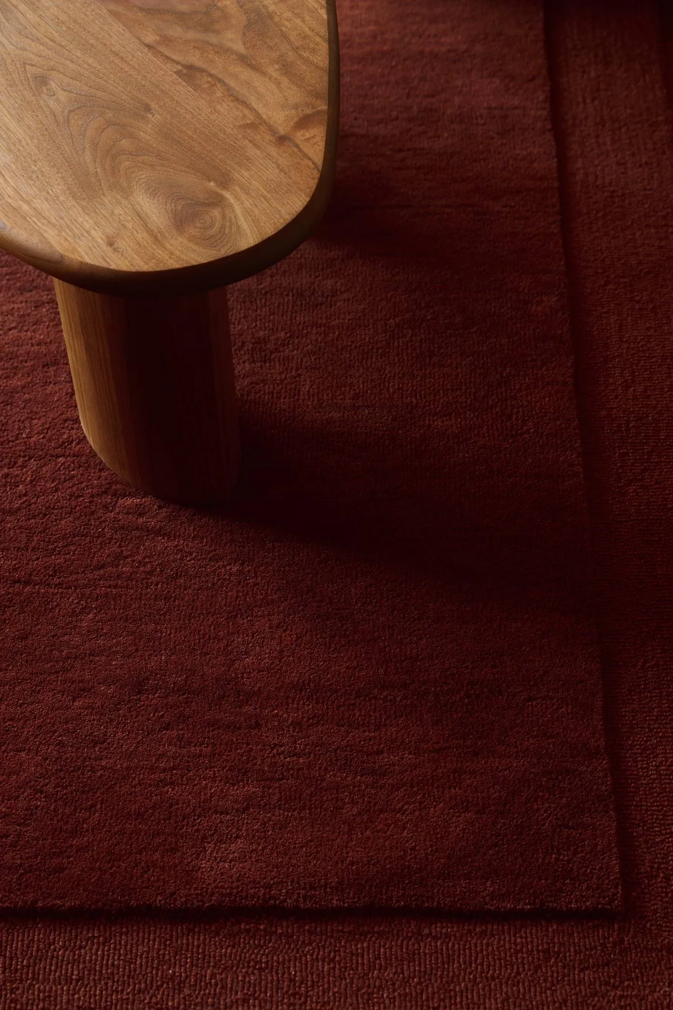 Tapis en laine Louis, Burgundy, 200x300 cm Tinted