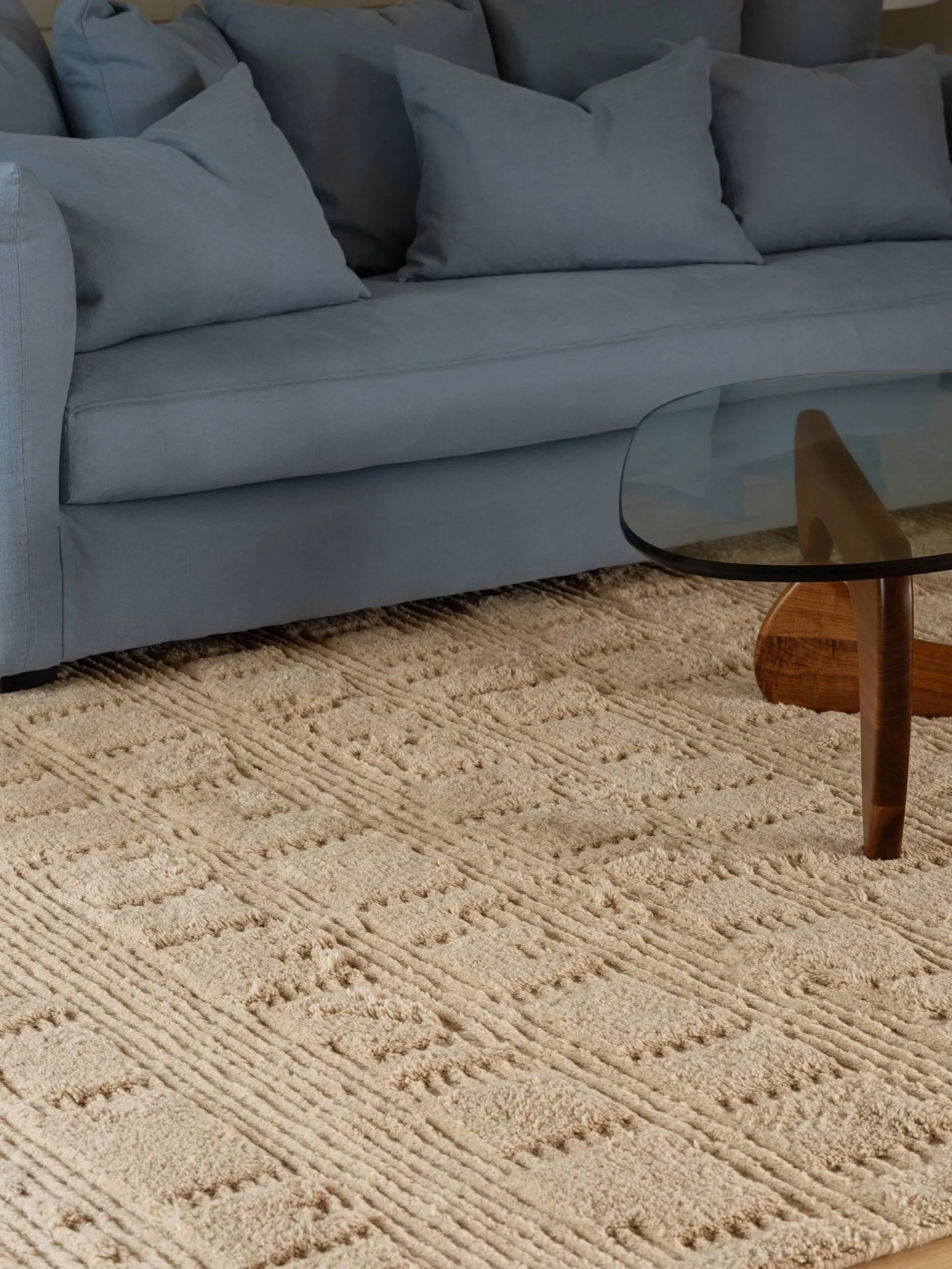 Tapis en laine Lydahl, Beige, 200x300 cm Tinted
