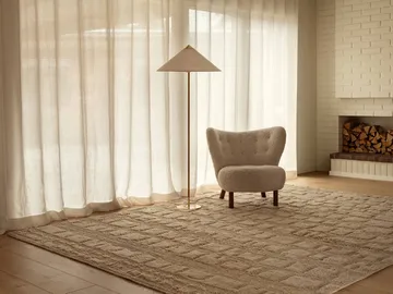 Tapis en laine Lydahl - Beige, 200x300 cm - Tinted