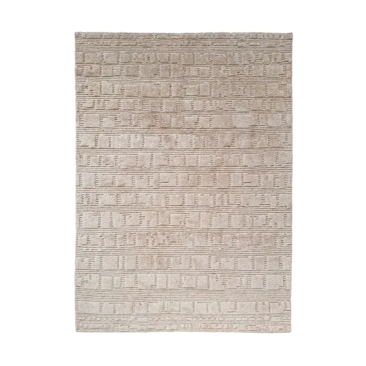 Tapis en laine Lydahl - Beige, 250x350 cm - Tinted
