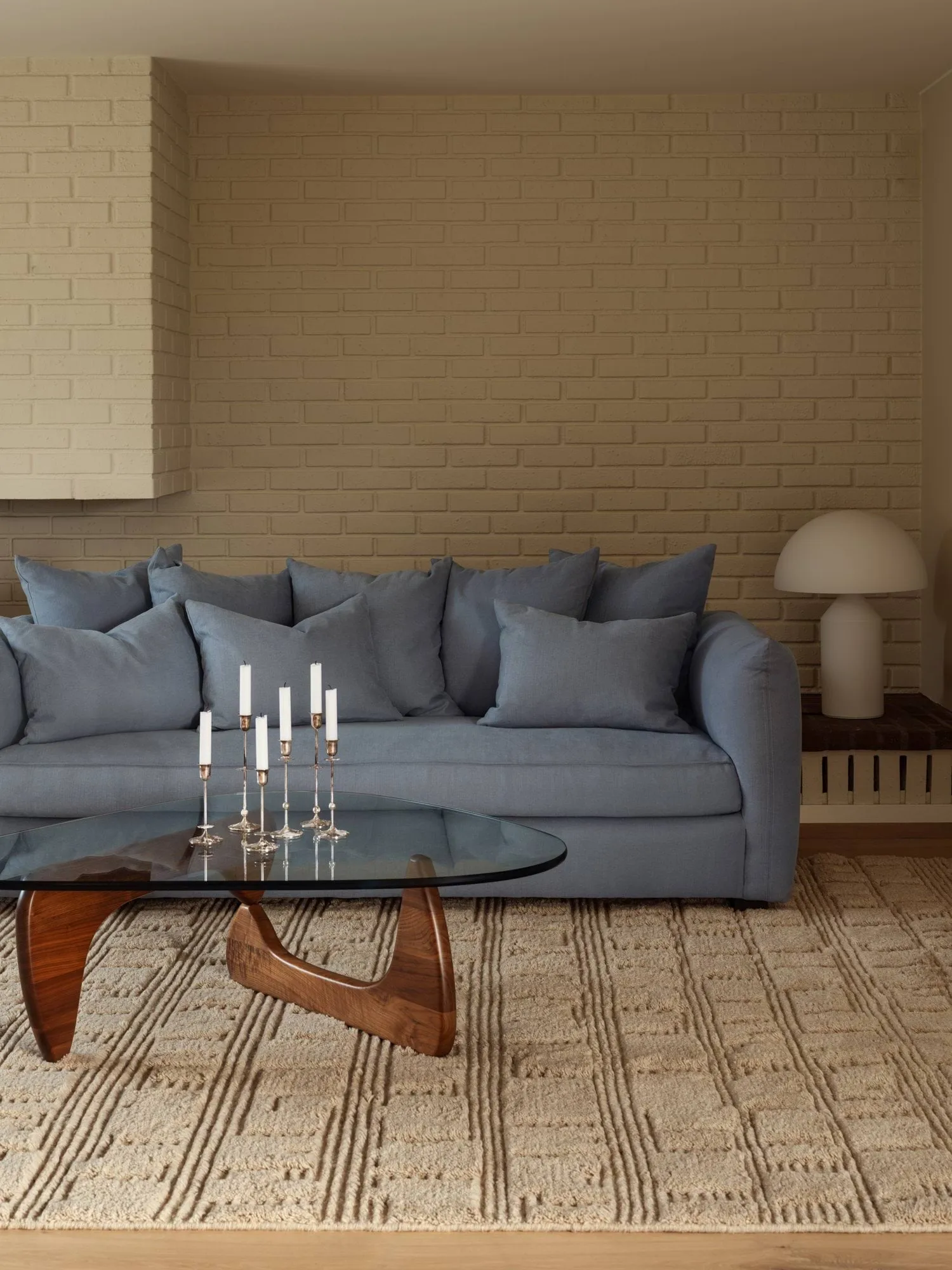 Tapis en laine Lydahl, Beige, 250x350 cm Tinted