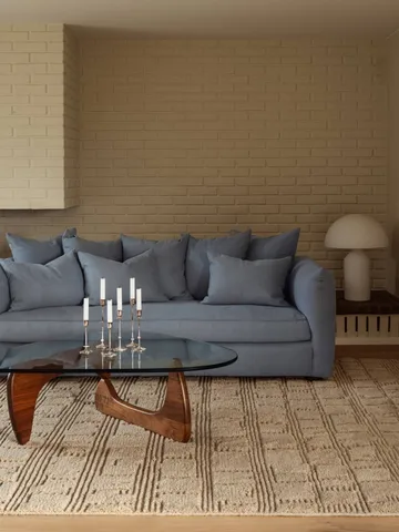 Tapis en laine Lydahl - Beige, 250x350 cm - Tinted