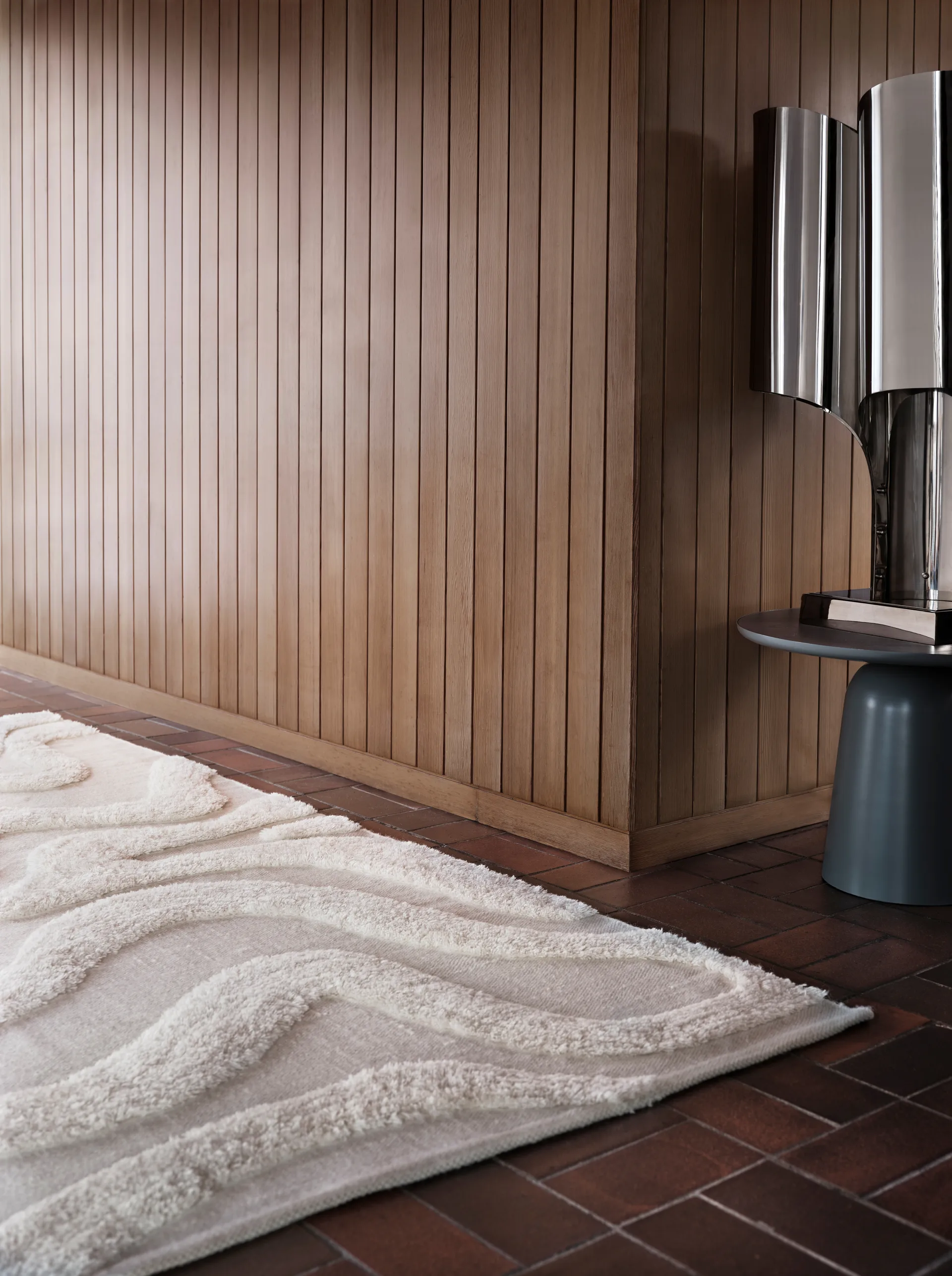 Tapis en laine Norlander 180x240 cm, Offwhite Tinted