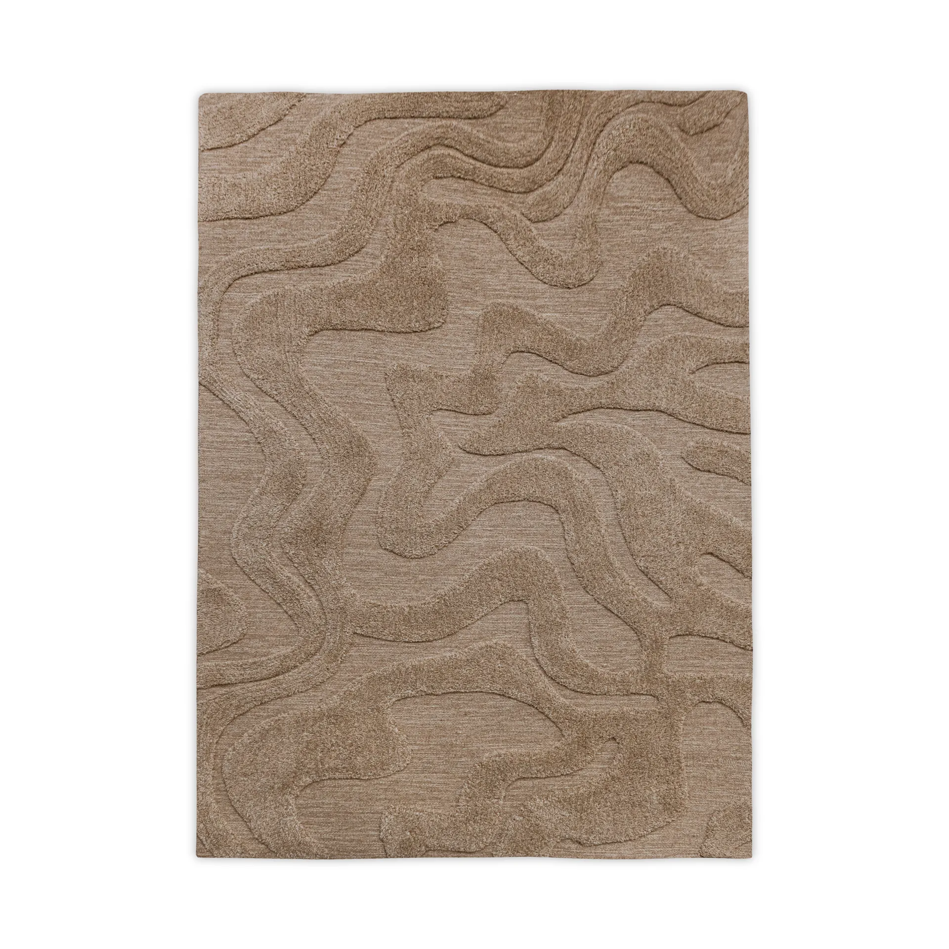 Tapis en laine Norlander 200x300 cm, Beige-melange Tinted