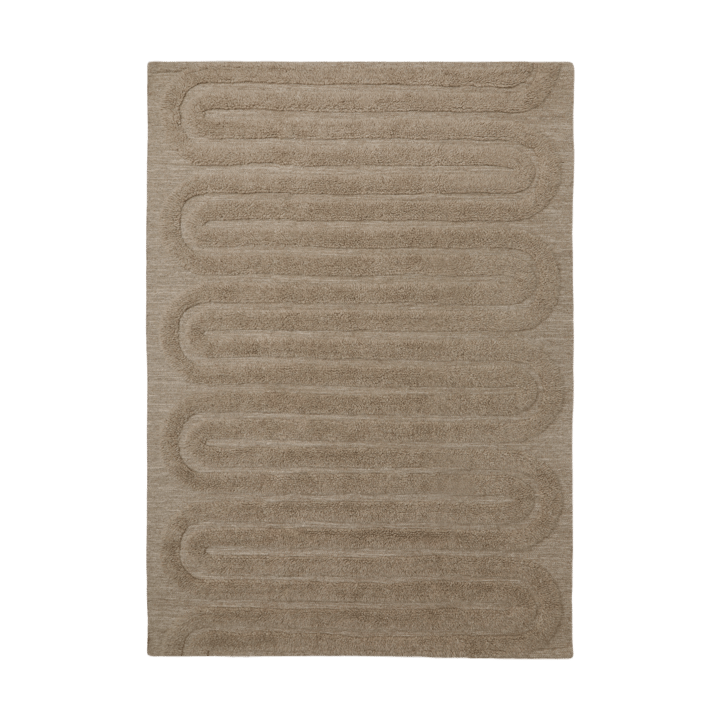 Tapis en laine Riklund 190x290 cm - Beige-melange - Tinted