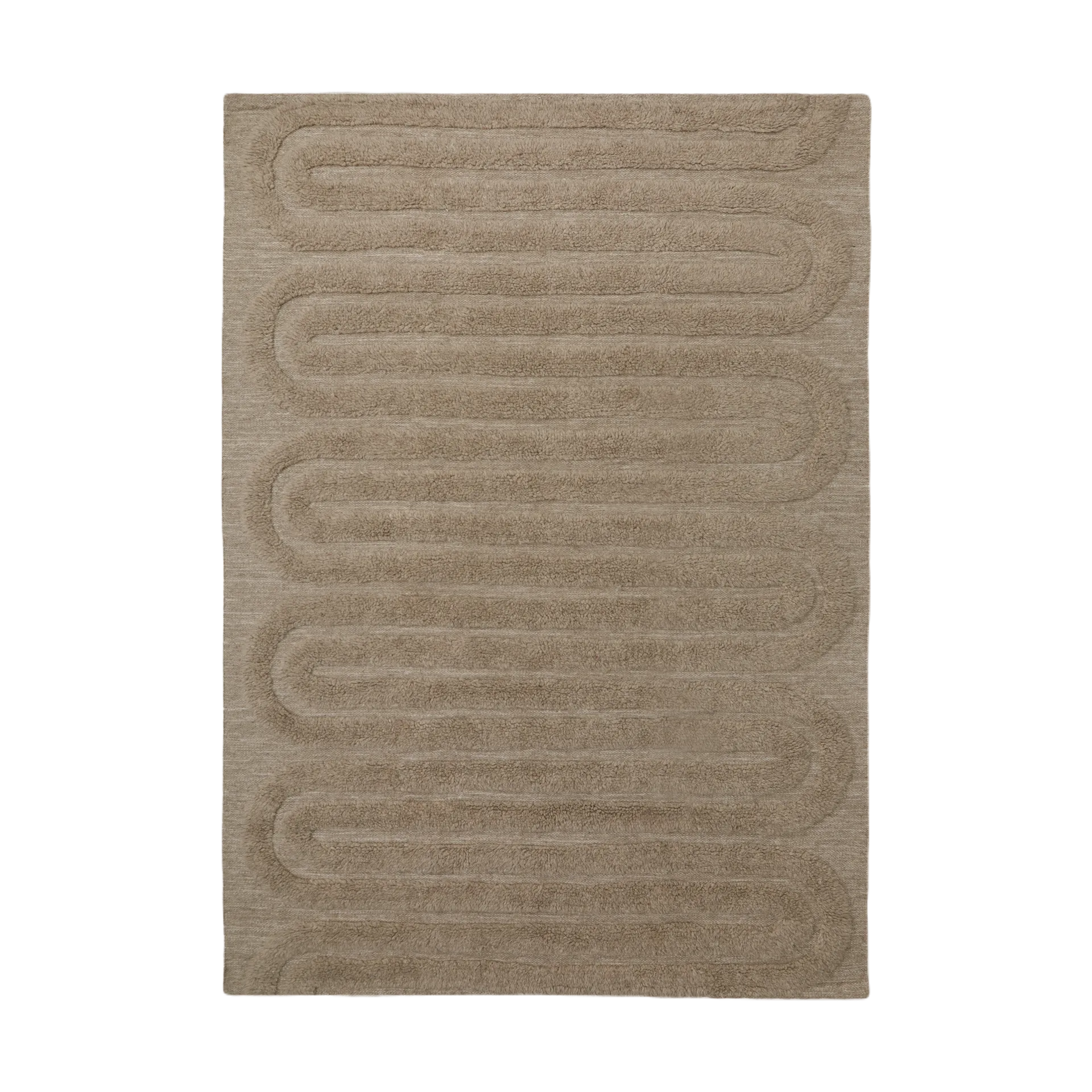 Tapis en laine Riklund 280x380 cm, Beige-melange Tinted