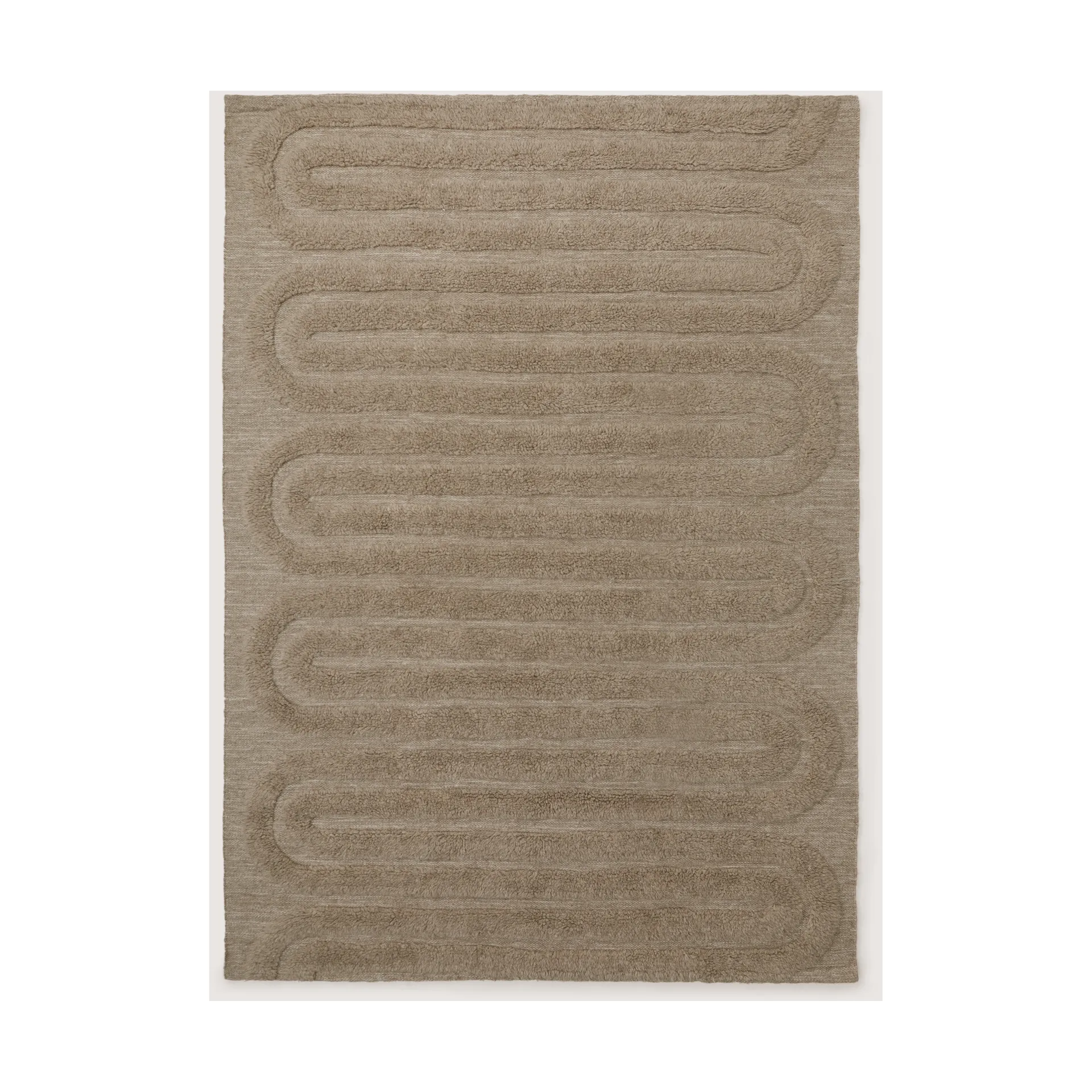 Tapis en laine Riklund, Beige-melange, 250x350 cm Tinted