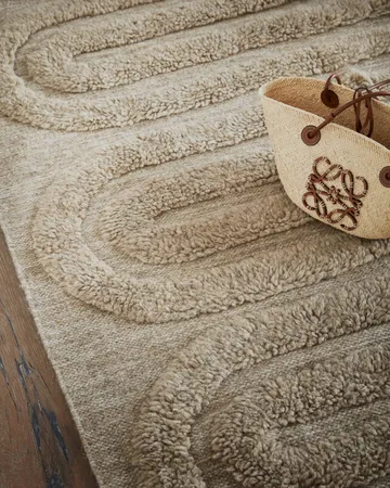 Tapis en laine Riklund - Beige-melange, 250x350 cm - Tinted