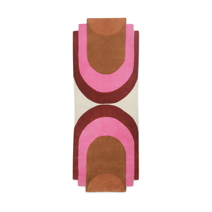 Tapis en laine Rohdin 90x250 cm, Multi Tinted