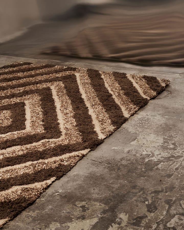 Tapis en laine Stenborg 170x240 cm - Brown - Tinted