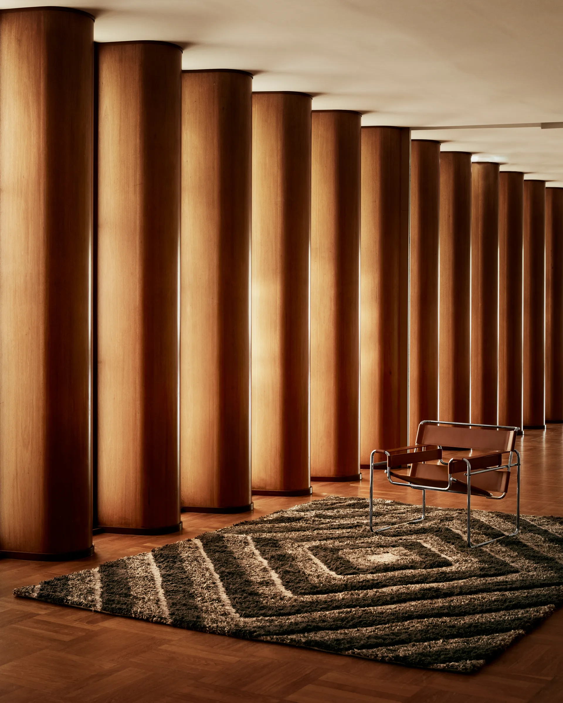 Tapis en laine Stenborg 170x240 cm, Brown Tinted