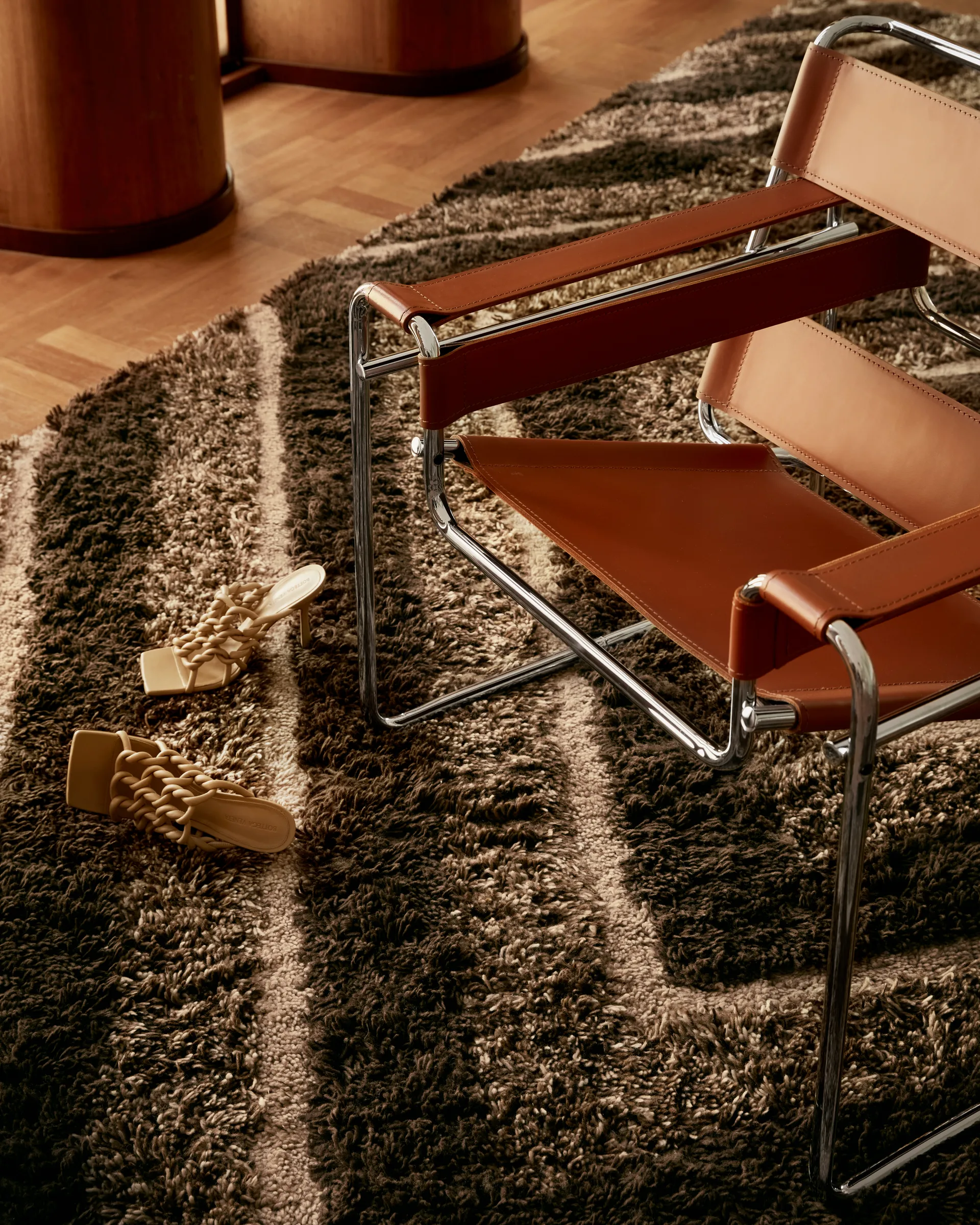Tapis en laine Stenborg 170x240 cm, Brown Tinted