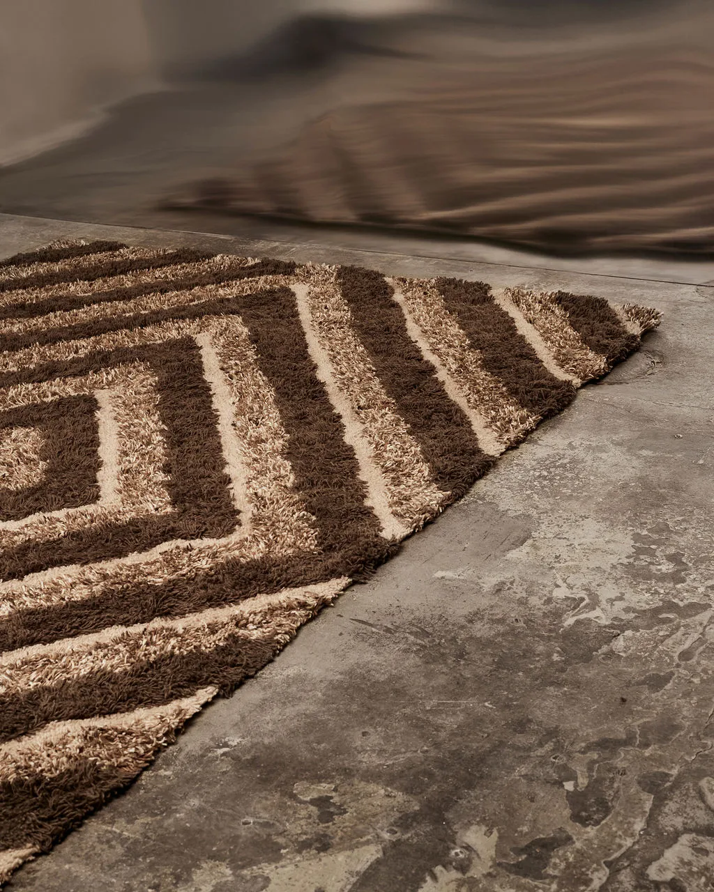 Tapis en laine Stenborg 200x300 cm, Brown Tinted