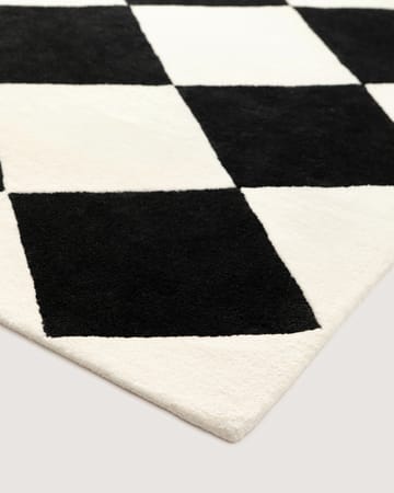 Tapis en laine Tenman 170x240 cm - Black-white - Tinted