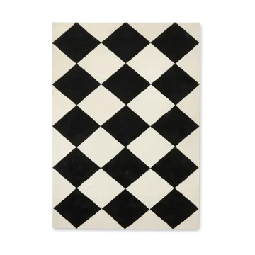 Tapis en laine Tenman 200x300 cm - Black-white - Tinted