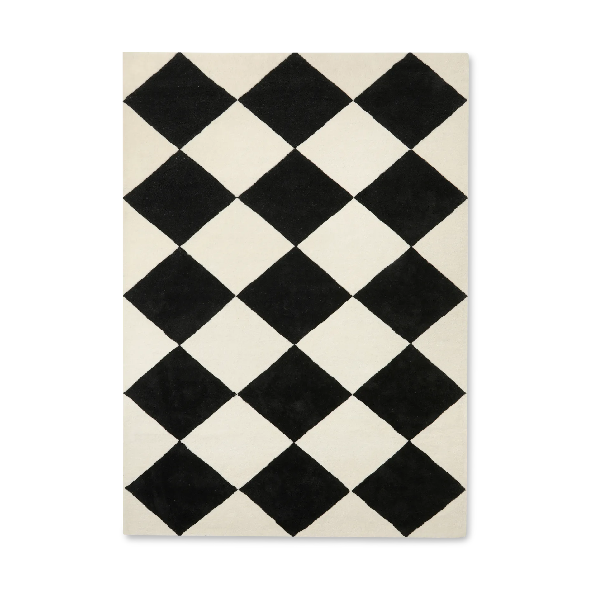 Tapis en laine Tenman 250x350 cm, Black-white Tinted